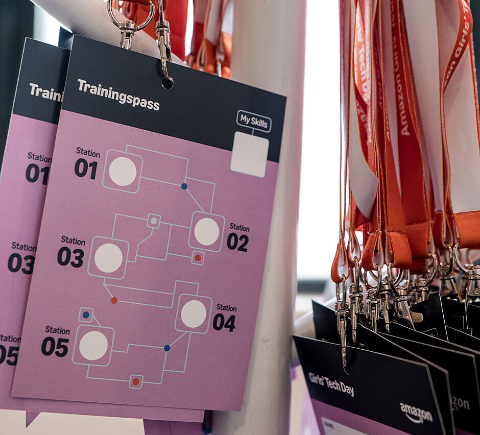 Eintritskarten in rosa