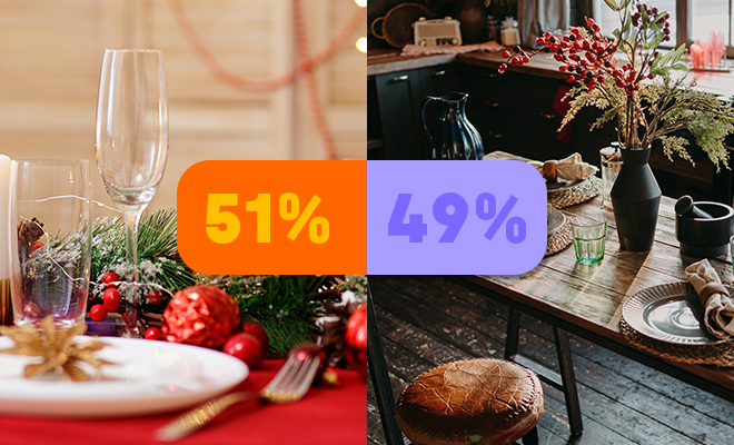 Weihnachtsdekoration der Gen Z