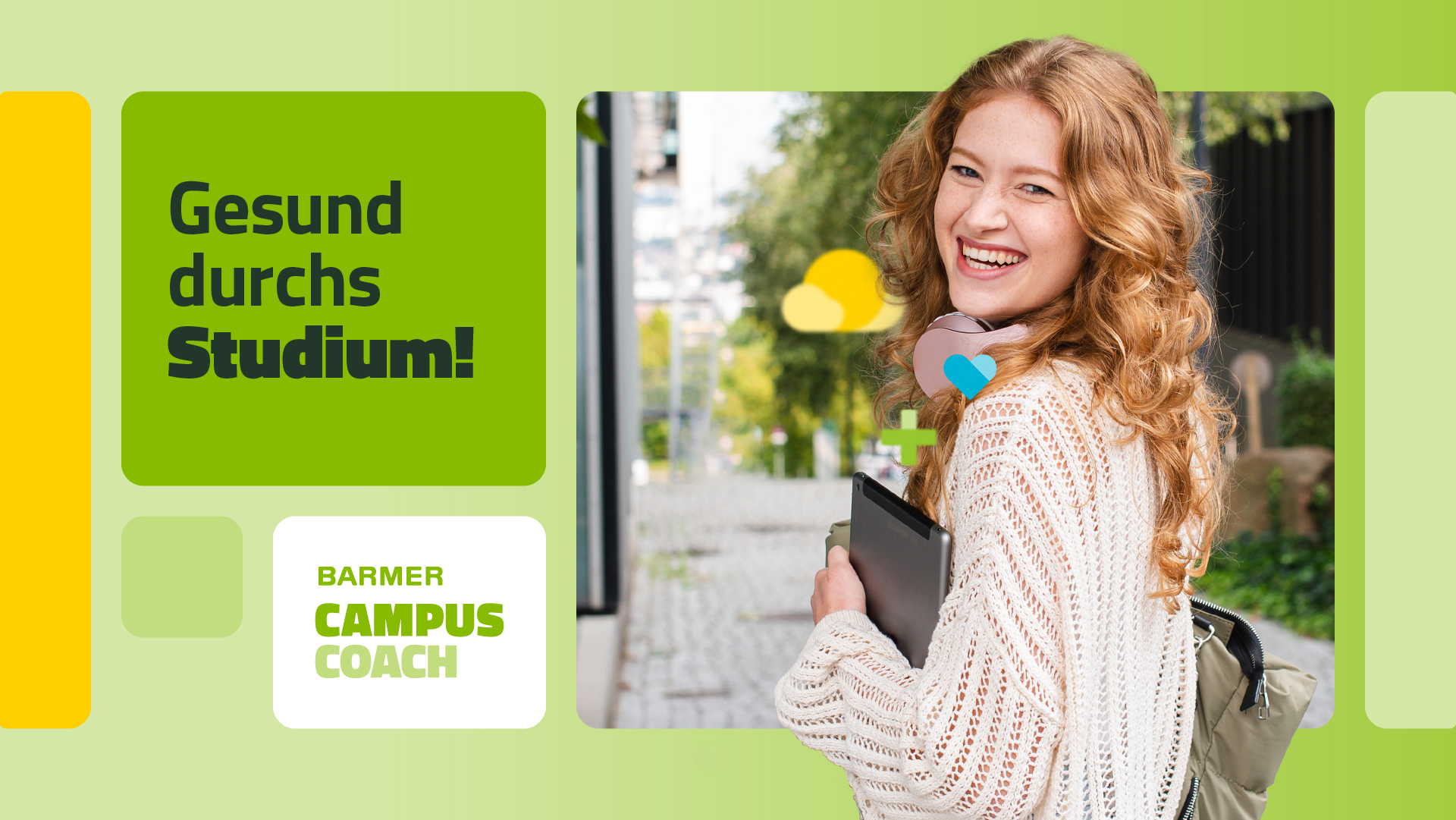 Keyvisual des BARMER Campus Coach