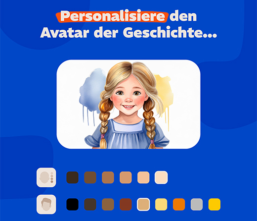 Grafik Haarfarbe wählen